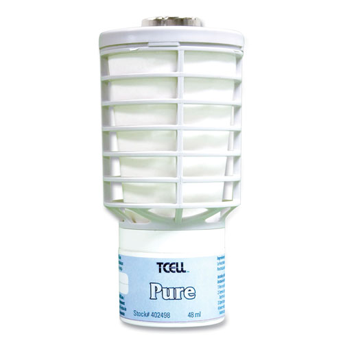 Rubbermaid TCell Air Freshener Dispenser Oil Fragrance Refill, Pure Scent, 1.62 oz, 6/Carton
