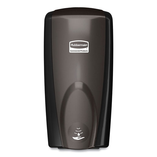 Rubbermaid AutoFoam Touch-Free Dispenser, 1,100 mL, 5.18 x 5.25 x 10.86, Black/Black Pearl, 10/Carton