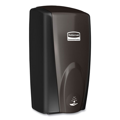 Rubbermaid AutoFoam Touch-Free Dispenser, 1,100 mL, 5.18 x 5.25 x 10.86, Black/Black Pearl, 10/Carton