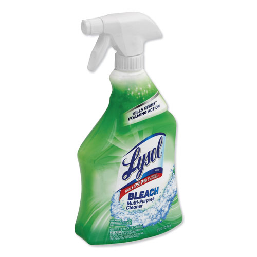 Lysol Multi-Purpose Cleaner with Bleach, 32oz Spray Bottle, 12/Carton