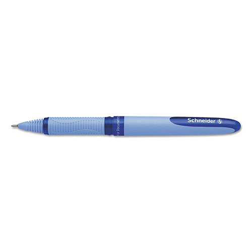 Schneider One Hybrid N Roller Ball Pen, Stick, Extra-Fine 0.3 mm, Blue Ink, Blue Barrel, 10/Box