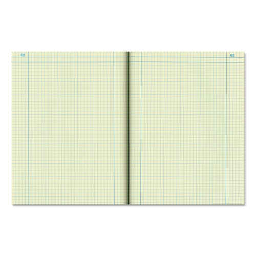 National Brand Computation Notebook, Quadrille Rule (4 sq/in), Brown Cover, (75) 11.75 x 9.25 Sheets
