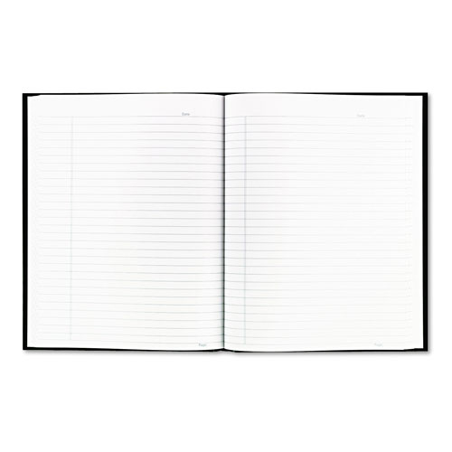 Blueline Business Notebook w/Black Cover, College Rule, 9-1/4 x 7-1/4, 96 Sheets/Pad