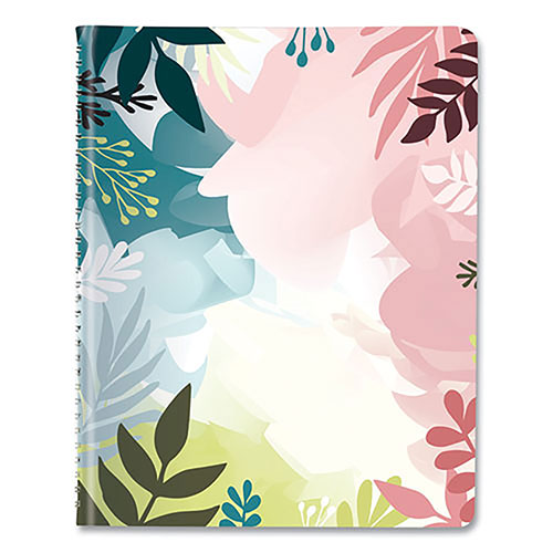 Blueline Monthly 14-Month Planner, Floral Watercolor Artwork, 11 x 8.5, Multicolor Cover, 14-Month (Dec to Jan): 2023 to 2025