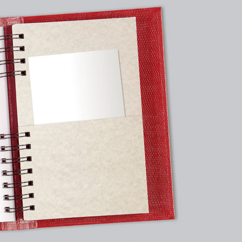 Rediform Daily Planners w/Half Hourly Appointments, Coil Binding, 8" x 5", Red
