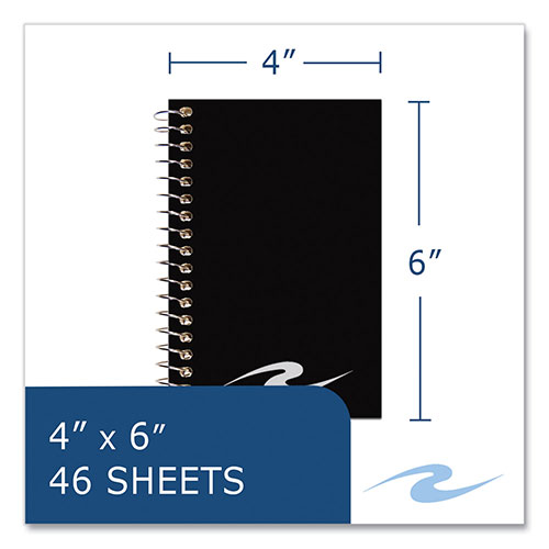 Roaring Spring Paper Memo Pad, Randomly Assorted Cover Color, Narrow Rule, (46) White 6 x 4 Sheets, 72/Carton