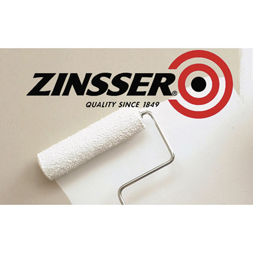 Zinsser BIN Aerosol Primer with Turbo Spray System, Interior, Flat White, 26 oz Aerosol Can, 6/Carton