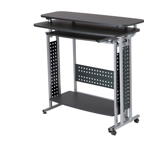 Safco Standing Desk, Box 1/2, 47-1/4"x20"x43-1/4", Black