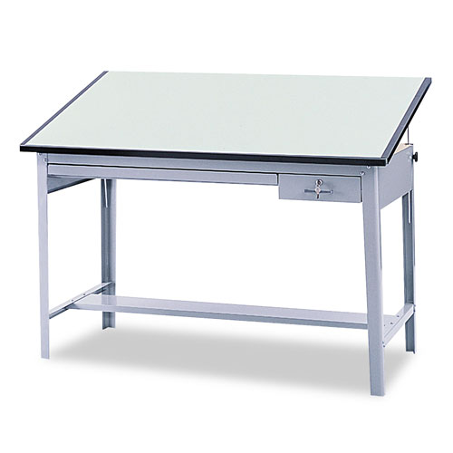 Safco Precision Drafting Table Top, Rectangular, 60w x 37-1/2d, Green