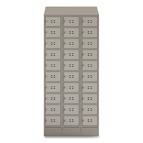 Safco Triple Continuous Metal Locker Base Addition, 35w x 16d x 5.75h, Tan