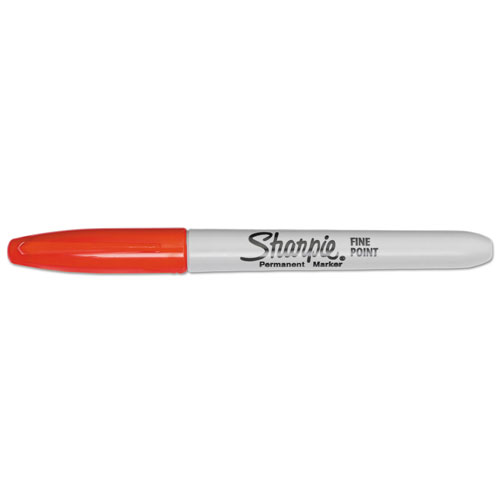 Sharpie® Fine Tip Permanent Marker, Red, Dozen