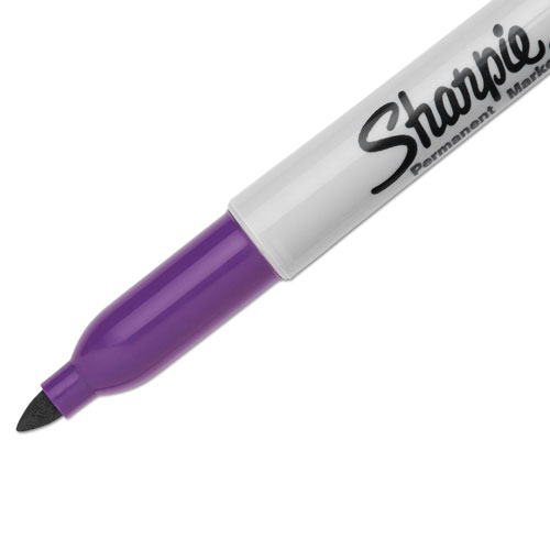 Sanford Fine Tip Permanent Marker, Purple, Dozen