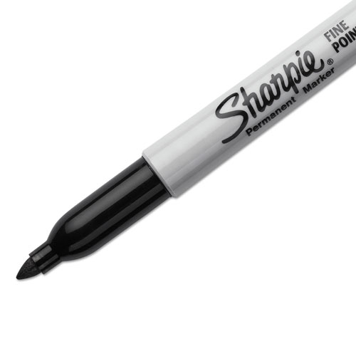 Sharpie® Fine Point Permanent Marker, Black, 5/Pack