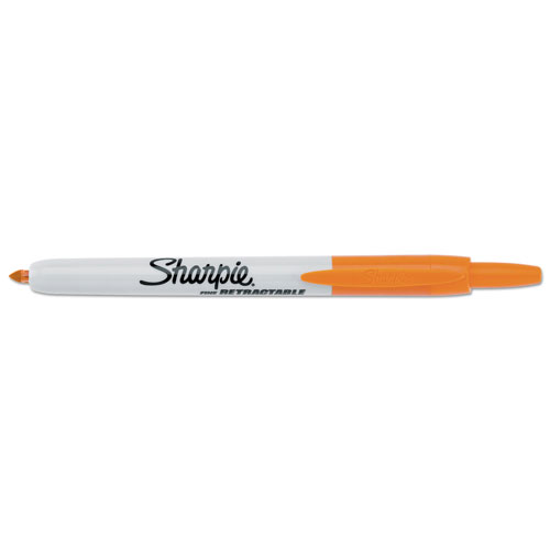 Sharpie® Retractable Permanent Marker, Fine Bullet Tip, Assorted Colors, 8/Set