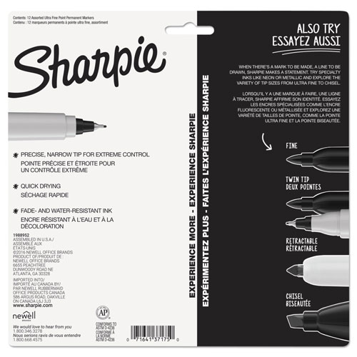 Sharpie Ultra Fine Point Permanent Marker - Ultra Fine SAN37161PP