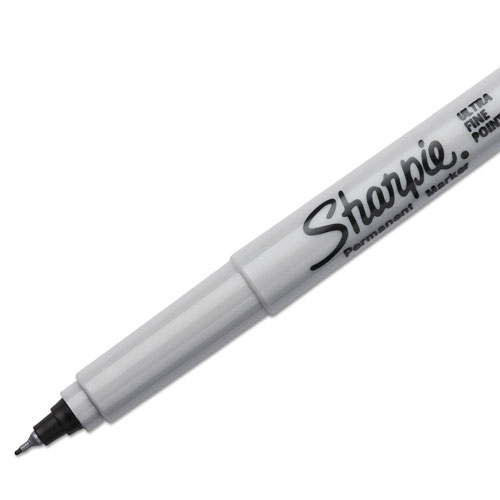 Sharpie® Permanent Markers, Ultra Fine Point, Black