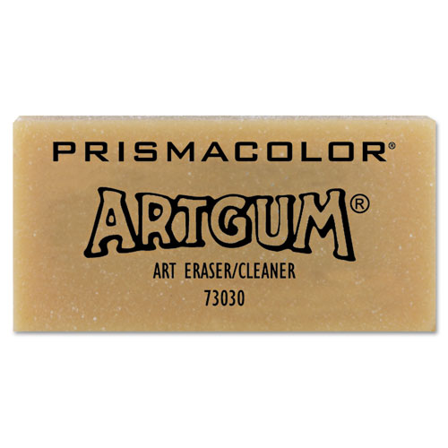 Sanford ARTGUM Eraser, Rectangular, Large, Off White, Kneaded Rubber, Dozen