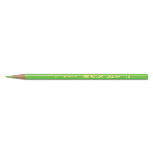 Prismacolor Scholar Colored Pencil Set, 3 mm, 2B (#2), Assorted Lead/Barrel Colors, Dozen