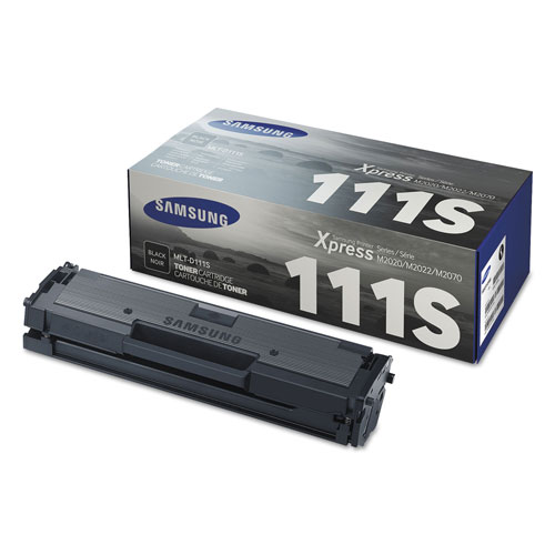 Samsung MLT-D111S (SU814A) Toner, 1,000 Page-Yield, Black