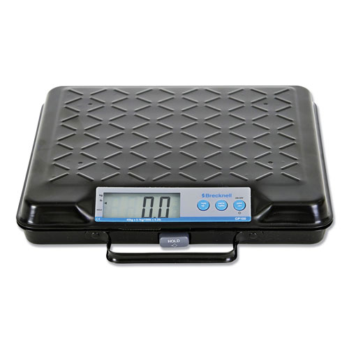 Salter Brecknell Portable Electronic Utility Bench Scale, 100lb Capacity, 12 x 10 Platform