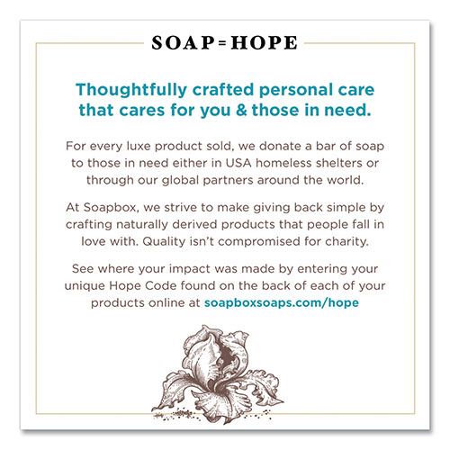 Soapbox Hand Soap, Vanilla and Lily Blossom, 12 oz Pump Bottle, 3/Box