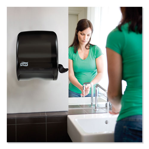 Tork Compact Hand Towel Roll Dispenser, 12.49 x 8.6 x 12.82, Smoke