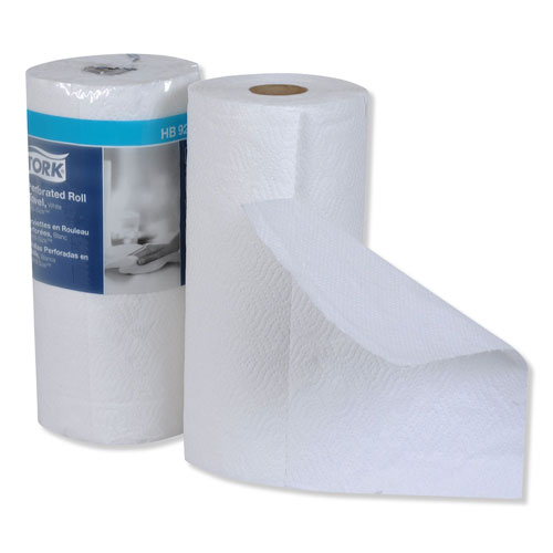 Tork Handi-Size Perforated Roll Towel, 2-Ply, 11 x 6.75, White, 120/Roll, 30/CT