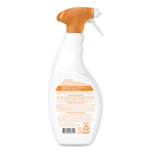 Seventh Generation Botanical Disinfecting Multi-Surface Cleaner, 26 oz Spray Bottle, 8 Bottles per Case
