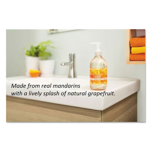 Seventh Generation Natural Hand Wash, Mandarin Orange & Grapefruit, 12 oz Pump Bottle, 8 Bottles per Case