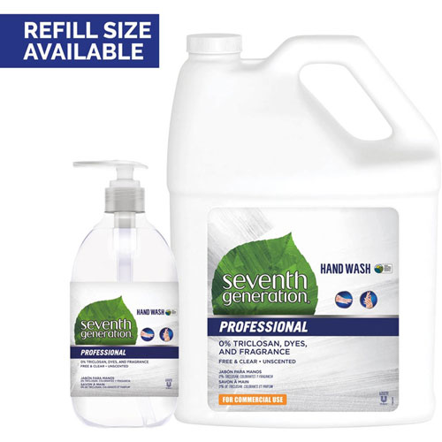 Seventh Generation Professional Hand Wash- Free & Clear - 12 fl oz (354.9 mL) - 8 / Carton