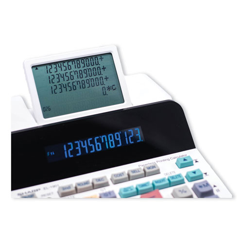 Sharp EL-1901 Paperless Printing Calculator with Check and Correct, 12-Digit LCD