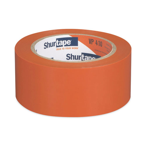 Shurtape VP 410 Aisle-Marking Tape, 1.96" x 36 yds, Orange, 24/Carton