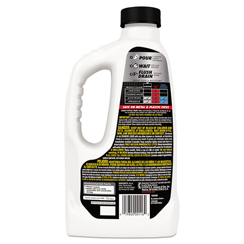 Drano Liquid Drain Cleaner, 32oz Safety Cap Bottle