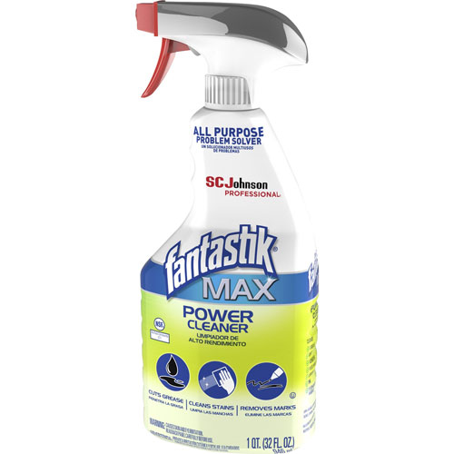 Fantastik® MAX Max Power Cleaner, Spray, 32 fl oz (1 quart), Clear