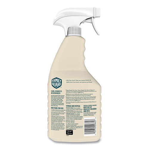 FamilyGuard™ Disinfectant, Citrus Scent, 32 oz Trigger Bottle, 8/Carton