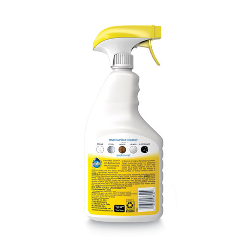 Pledge pH-Balanced Everyday Clean Multisurface Cleaner, Clean Citrus Scent, 25 oz Trigger Spray Bottle, 6/Carton