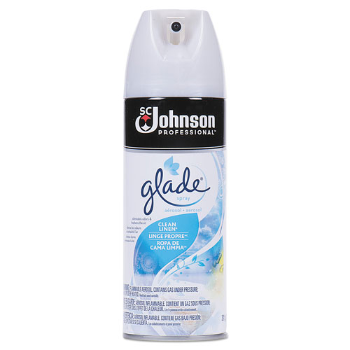 Glade Air Freshener, Clean Linen, 13.8 oz, 12/Carton