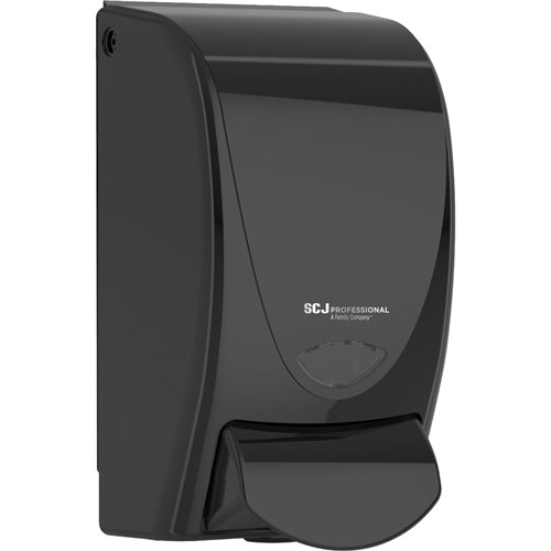 Iconex Proline Curve Manual Dispenser, Manual, 1.06 quart Capacity, Durable, Antimicrobial, Anti-bacterial, Black, 1Each