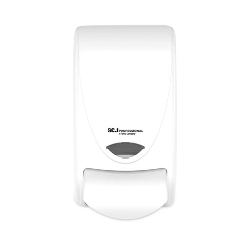 SC Johnson Manual Skincare Dispenser, 1 L, 4.61 x 4.92 x 9.25, White, 15/Carton