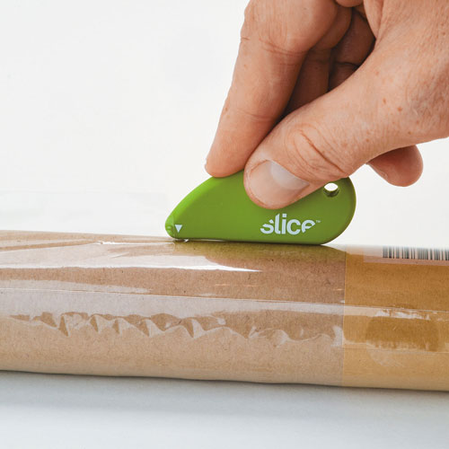 slice® Safety Cutters, Fixed, Non Replaceable Micro Safety Blade, Ceramic, Green