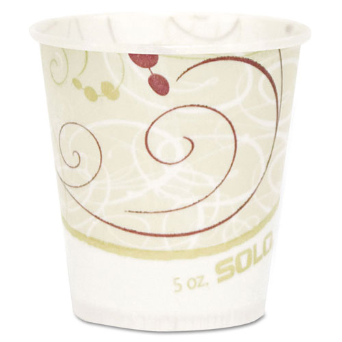 Solo Paper Water Cups, Waxed, 5oz, 100/Pack