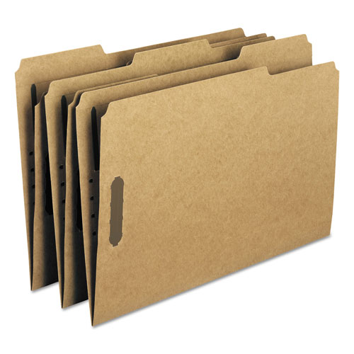 Smead Top Tab 2-Fastener Folders, 1/3-Cut Tabs, Legal Size, 11 pt. Kraft, 50/Box