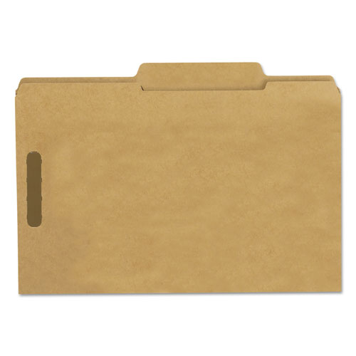 Smead Top Tab 2-Fastener Folders, 2/5-Cut Tabs, Right of Center, Legal Size, 17 pt. Kraft, 50/Box