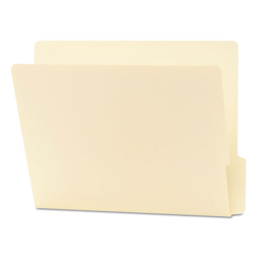 Smead Heavyweight Manila End Tab Folders, 9" Front, 1/3-Cut Tabs, Bottom Position, Letter Size, 100/Box