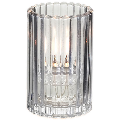 Sterno Paragon Flameless Candle Holder, Clear