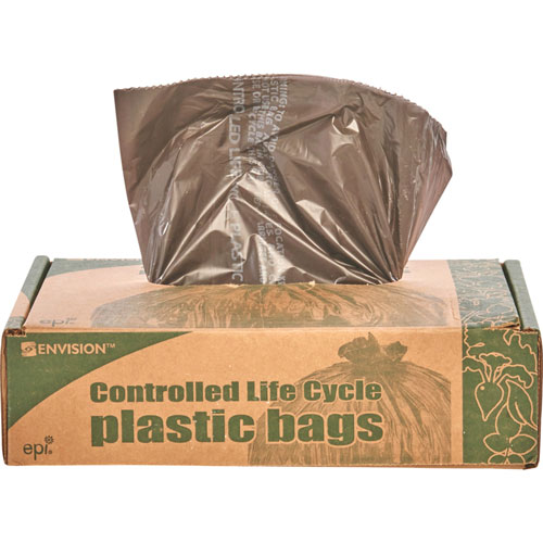 Stout Controlled Life-Cycle Plastic Trash Bags, 30 gal, 0.8 mil, 30