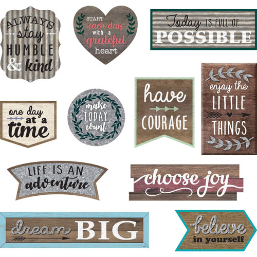 Teacher Created Resources Signs for Motivation, Clingy Things, AST Sizes, 11/PK, Multi