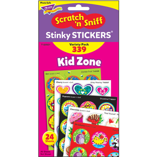 Trend Enterprises Stickers, Scratch N Sniff, 4-1/8