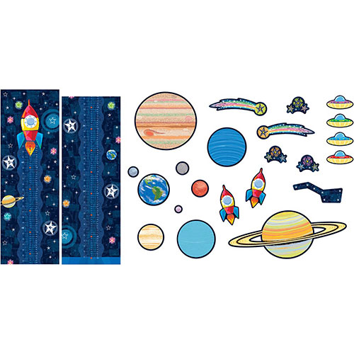 Trend Enterprises Up We Grow! Growth Chart Learning Set - Skill Learning: Science, Space - 24 Pieces