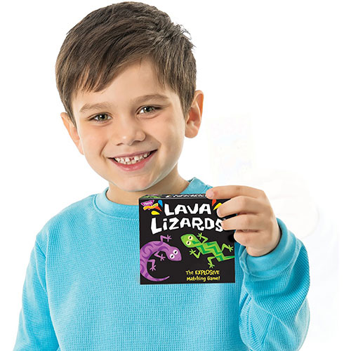 Trend Enterprises Lava Lizards Three Corner Card Game - Matching - 1 to 4 Players